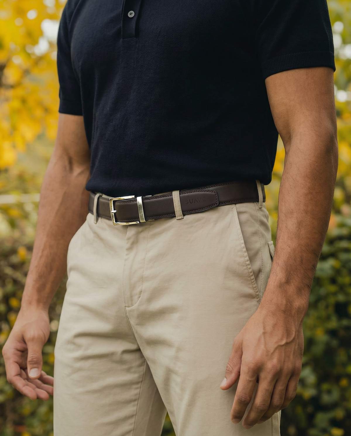 Hole-Free Belt - 100% Genuine Leather (Top Grain Cowhide)