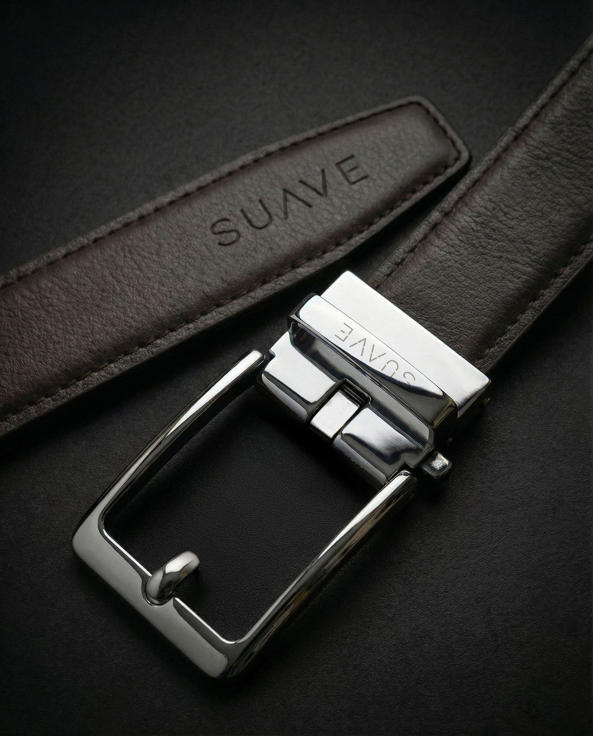 Hole-Free Belt - 100% Genuine Leather (Top Grain Cowhide)