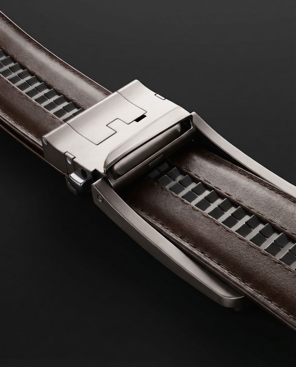 Hole-Free Belt - Genuine Split Leather