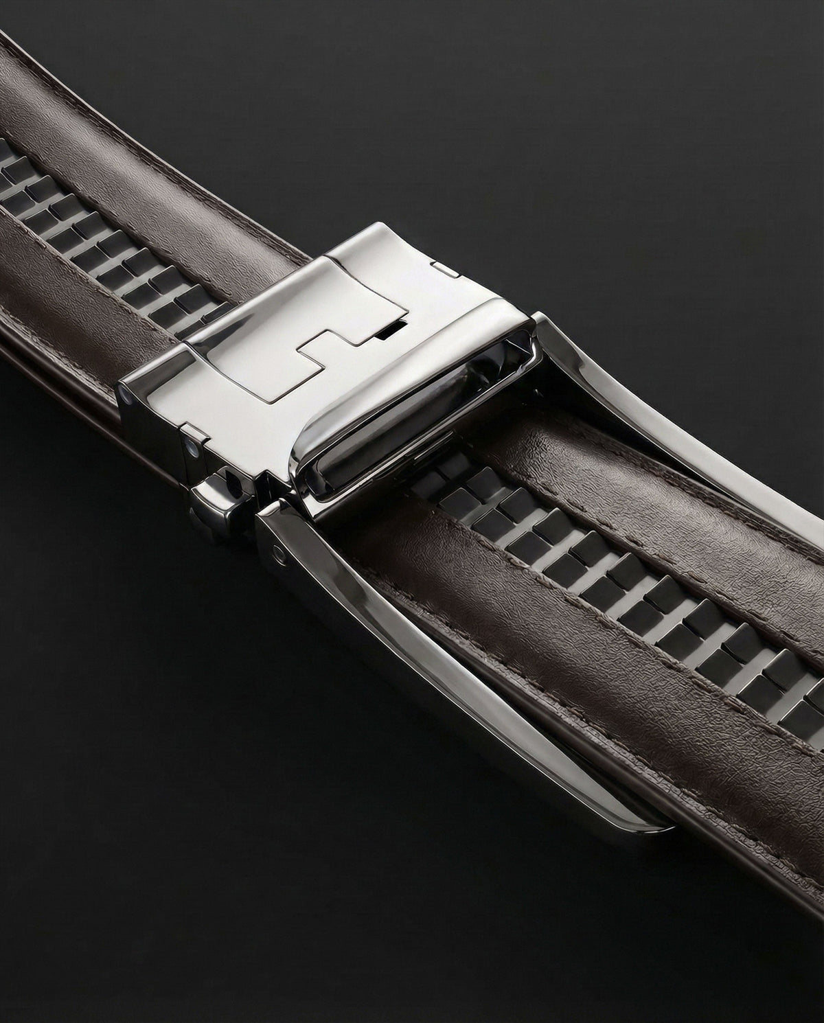 Hole-Free Belt - 100% Genuine Leather (Top Grain Cowhide)