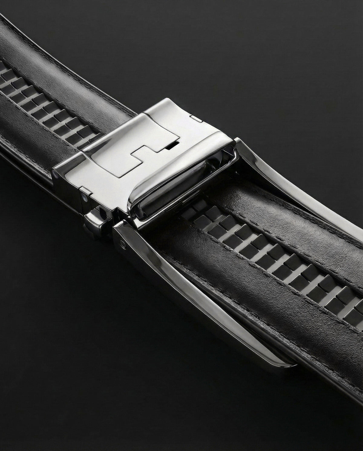 Hole-Free Belt - 100% Genuine Leather (Top Grain Cowhide)