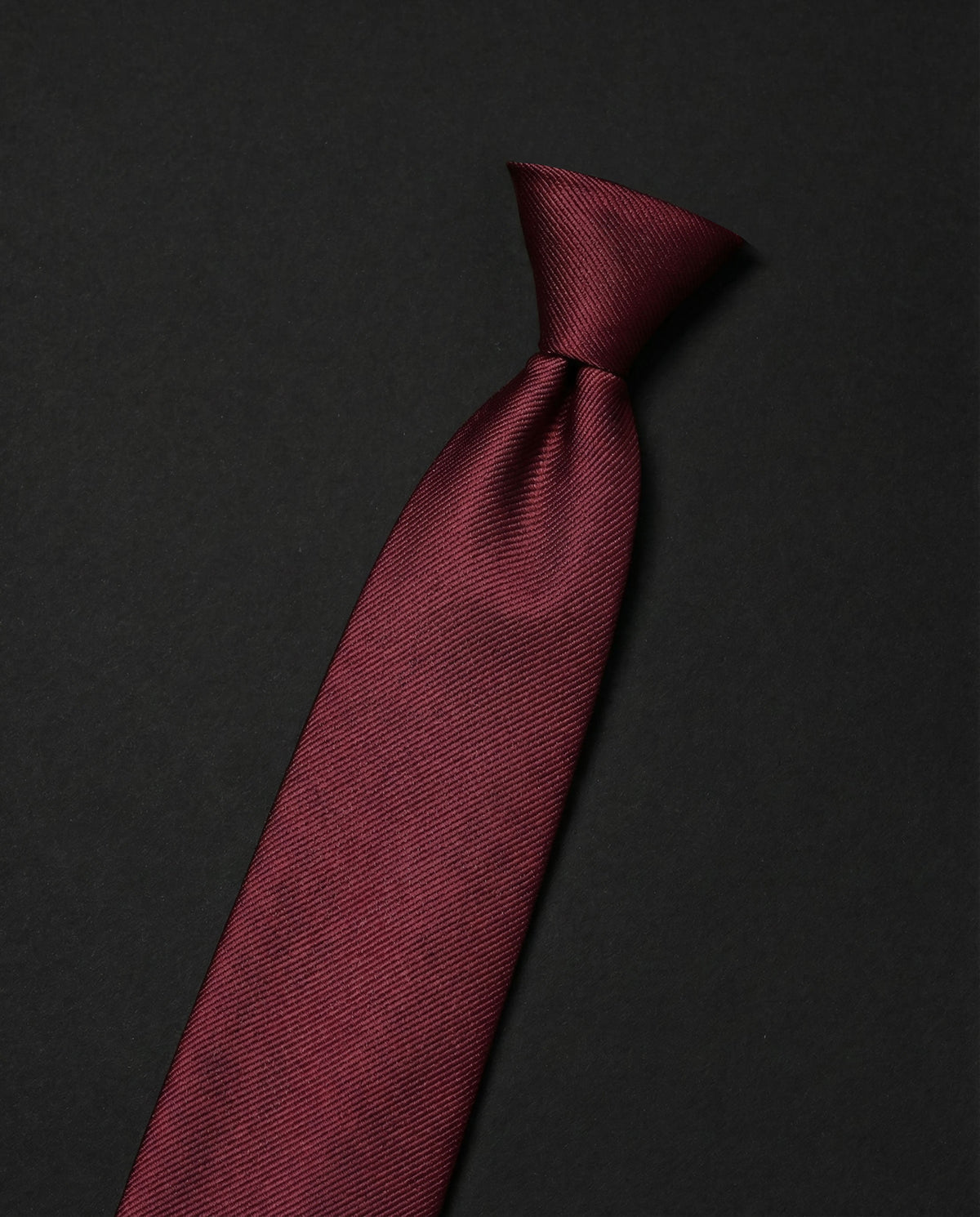 Basic burgundy Ready Tie LY-147