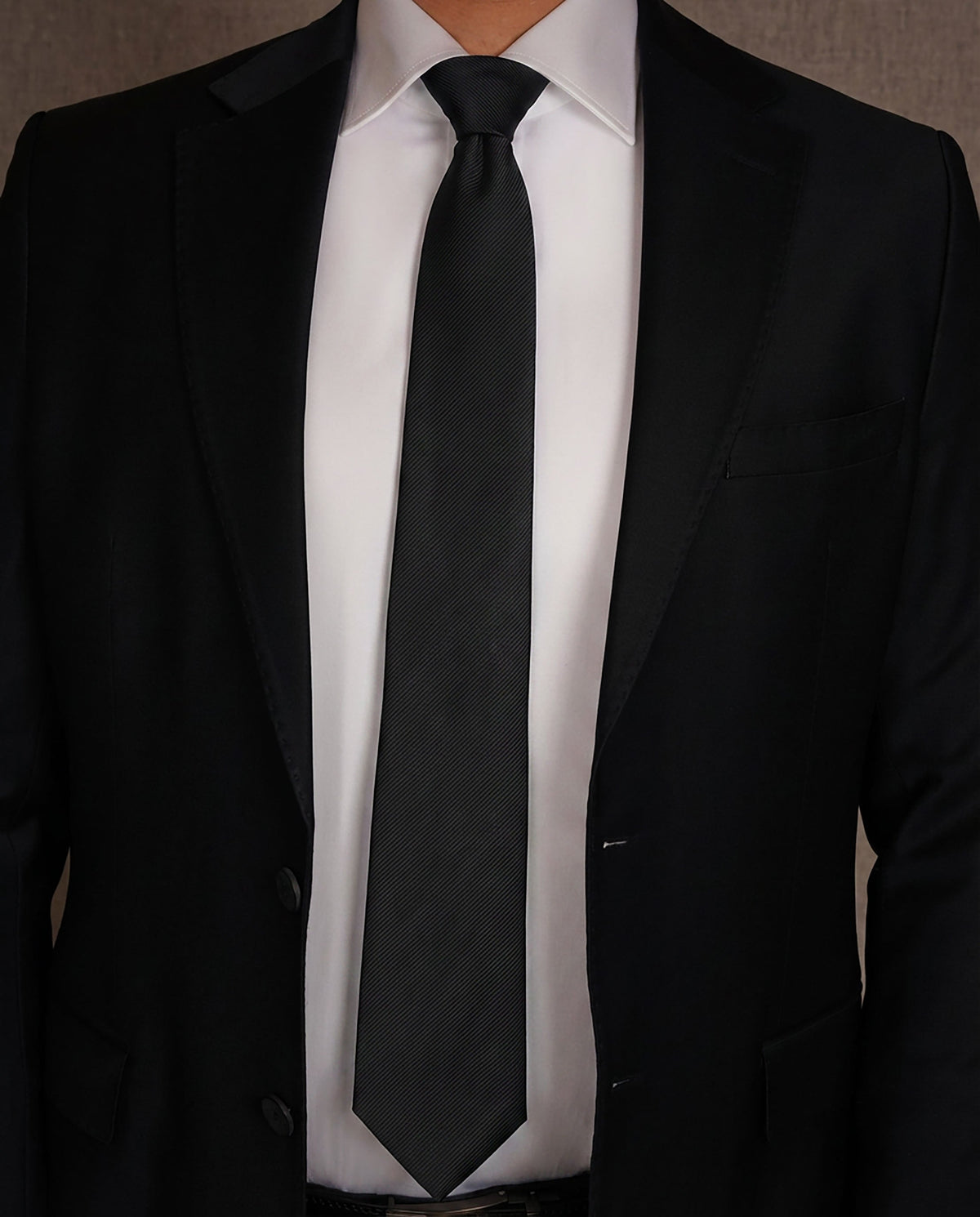 Basic black Ready Tie LY-144