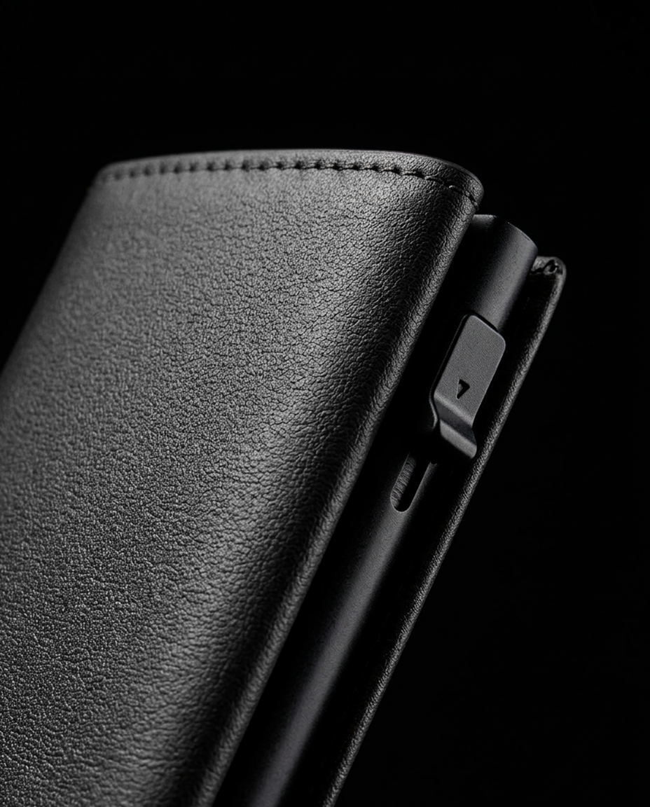 Smartes Slim-Wallet – 100 % echtes Leder