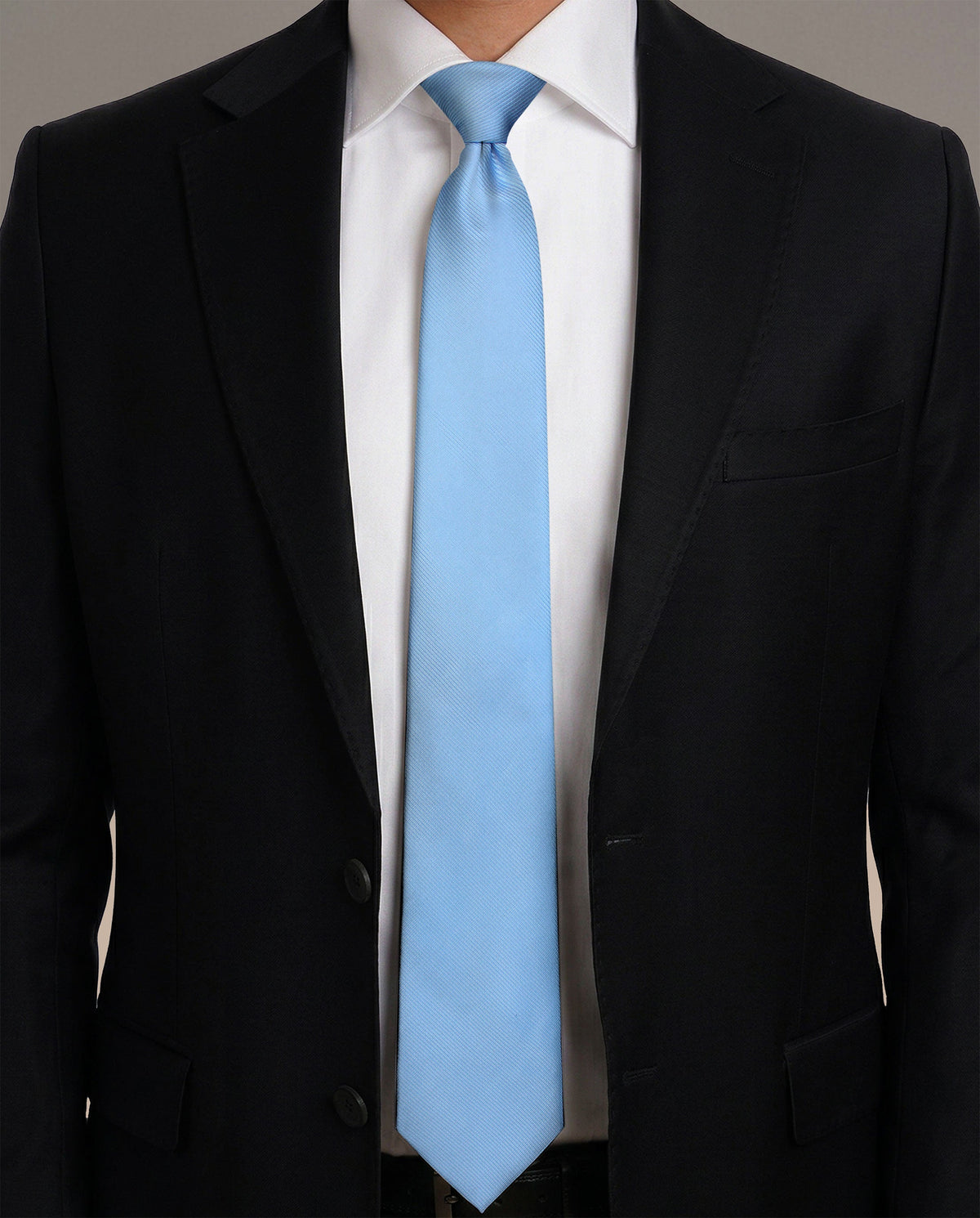 Basic baby blue Ready Tie LY-146